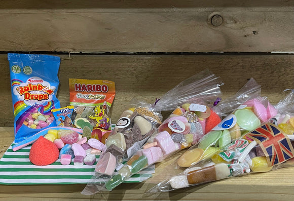 Sweetie Party Bags, Cones and Gifts